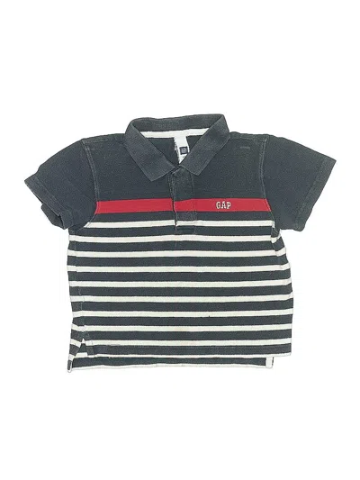 Pre-owned Baby Gap Kids' Short Sleeve Polo Shirt In Blue