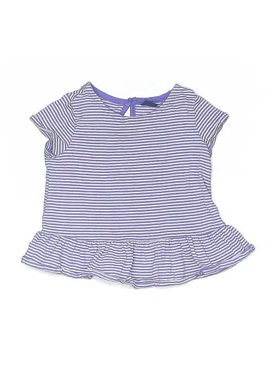 Pre-owned Baby Gap Kids' Short Sleeve T-shirt In Blue