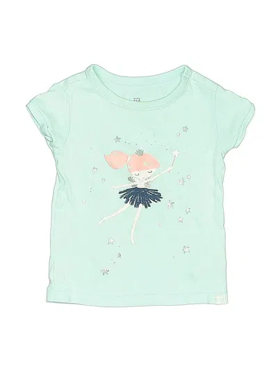 Pre-owned Baby Gap Babies' Short Sleeve T-shirt In Blue