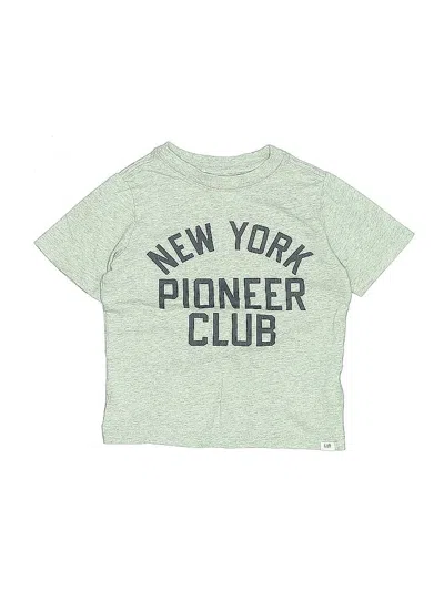 Pre-owned Baby Gap Kids' Short Sleeve T-shirt In Green