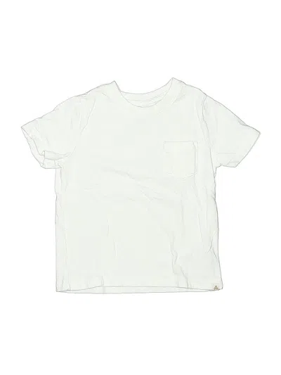 Pre-owned Baby Gap Kids' Short Sleeve T-shirt In White