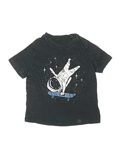 Pre-owned Baby Gap Kids' Short Sleeve T-shirt In Black