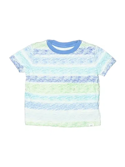 Pre-owned Baby Gap Kids' Short Sleeve T-shirt In Blue