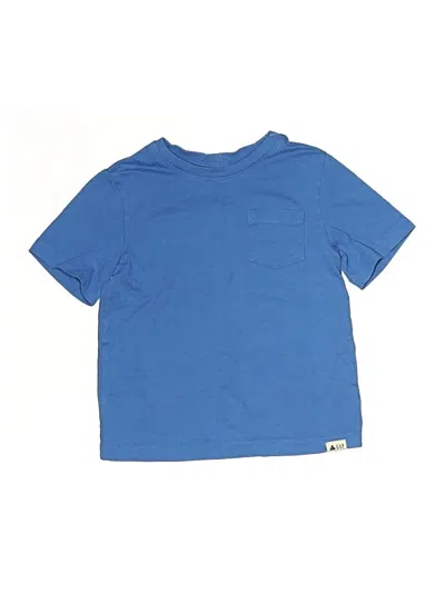 Pre-owned Baby Gap Kids' Short Sleeve T-shirt In Blue