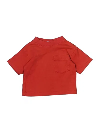 Pre-owned Baby Gap Kids' Short Sleeve T-shirt In Red