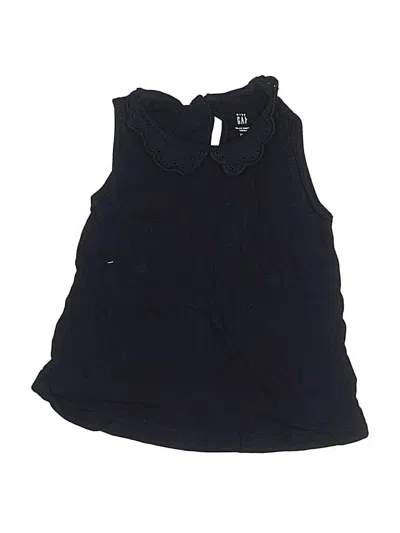 Pre-owned Baby Gap Kids' Sleeveless Blouse In Black