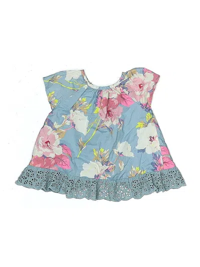 Pre-owned Baby Gap Babies' Sleeveless Blouse In Blue