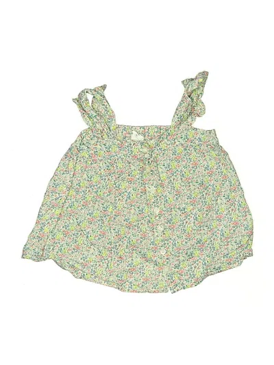Pre-owned Baby Gap Kids' Sleeveless Blouse In Green