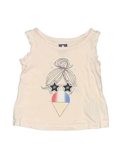 Pre-owned Baby Gap Kids' Sleeveless T-shirt In Pink