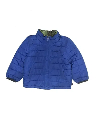 Pre-owned Baby Gap Kids' Snow Jacket In Blue