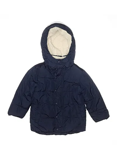 Pre-owned Baby Gap Kids' Snow Jacket In Blue