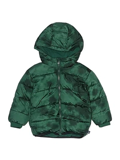 Pre-owned Baby Gap Kids' Snow Jacket In Green