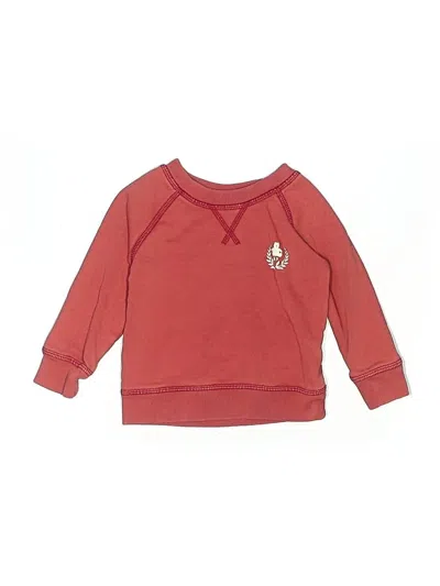 Pre-owned Baby Gap Kids' Sweatshirt In Burgundy