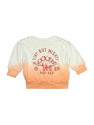 Pre-owned Baby Gap Babies' Sweatshirt In Orange