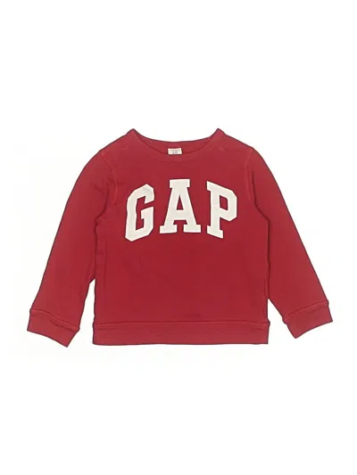 Pre-owned Baby Gap Kids' Sweatshirt In Red