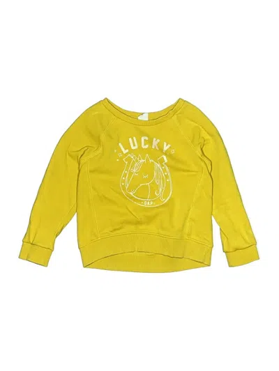 Pre-owned Baby Gap Kids' Sweatshirt In Yellow