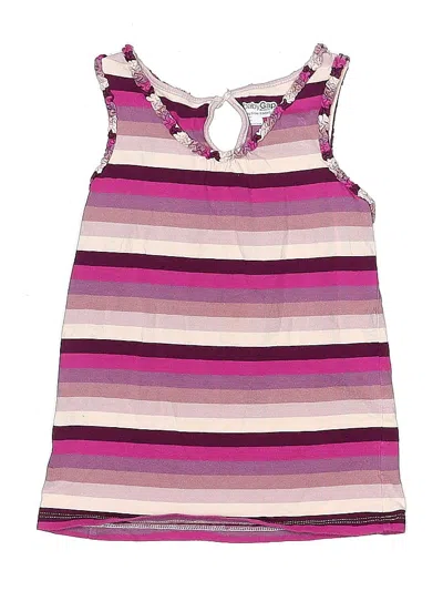 Pre-owned Baby Gap Kids' Tank Top Purple Ruffles Neckline Tops