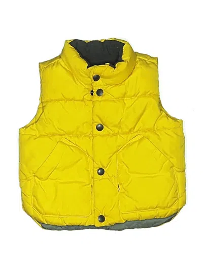 Pre-owned Baby Gap Kids' Vest In Yellow