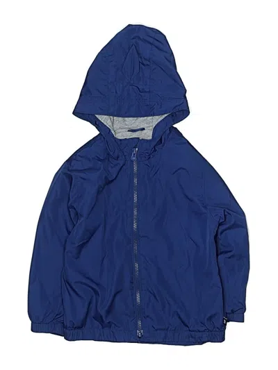 Pre-owned Baby Gap Kids' Windbreaker Jacket In Blue