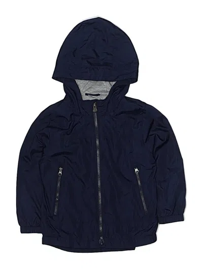 Pre-owned Baby Gap Kids' Windbreaker Jacket In Blue