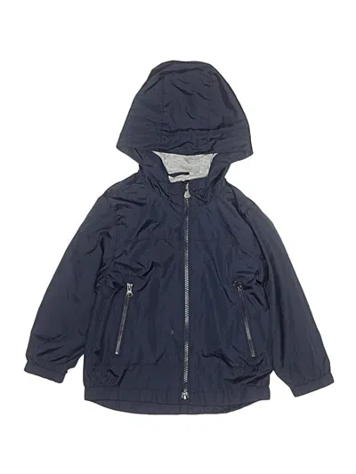 Pre-owned Baby Gap Kids' Windbreaker Jacket In Blue
