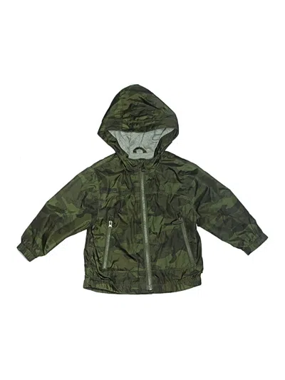 Pre-owned Baby Gap Kids' Windbreaker Jacket In Green