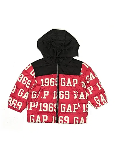 Pre-owned Baby Gap Kids' Windbreaker Jacket In Red