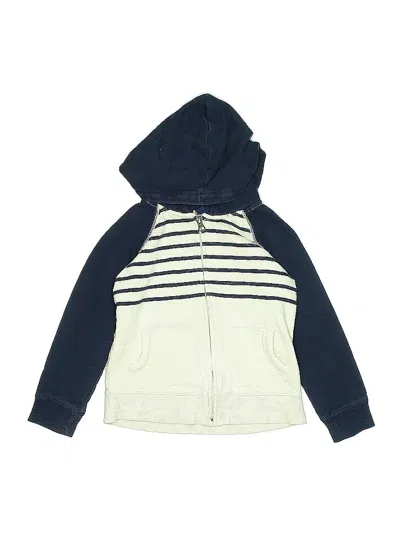 Pre-owned Baby Gap Kids' Zip Up Hoodie In Blue