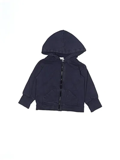 Pre-owned Baby Gap Kids' Zip Up Hoodie In Blue