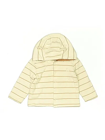 Pre-owned Baby Gap Babies' Zip Up Hoodie In Gold
