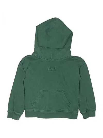 Pre-owned Baby Gap Kids' Zip Up Hoodie In Green