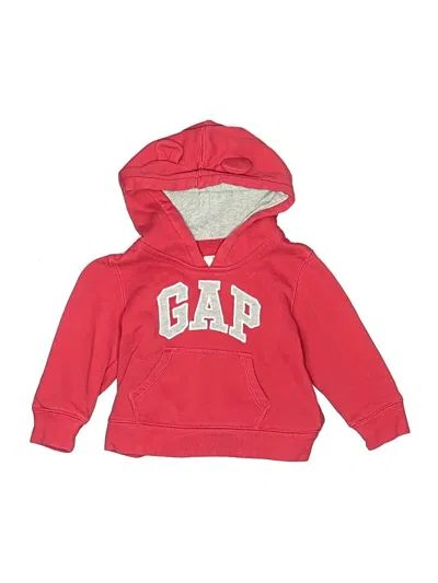 Pre-owned Baby Gap Kids' Zip Up Hoodie In Red