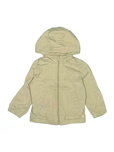 Pre-owned Baby Gap Kids' Zip Up Hoodie In Tan