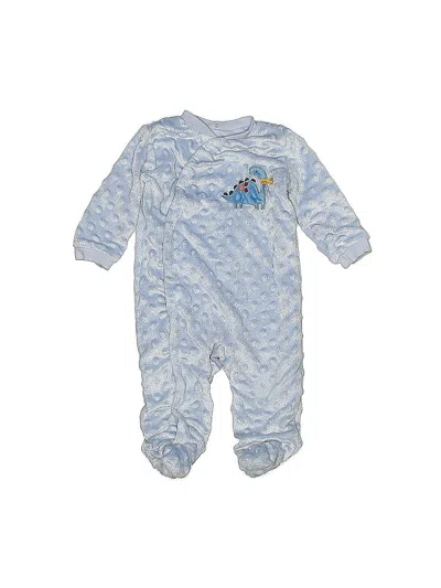 Pre-owned Baby Gear Babies' Long Sleeve Onesie In Blue