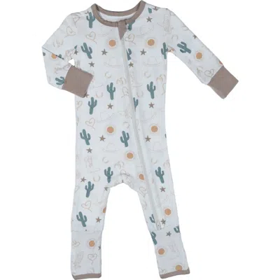 Baby Grey By Everly Grey Kids'  Convertible Zip Romper In Rodeo