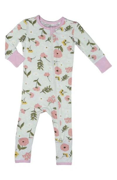 Baby Grey By Everly Grey Print Ruffle Convertible Romper In Multi