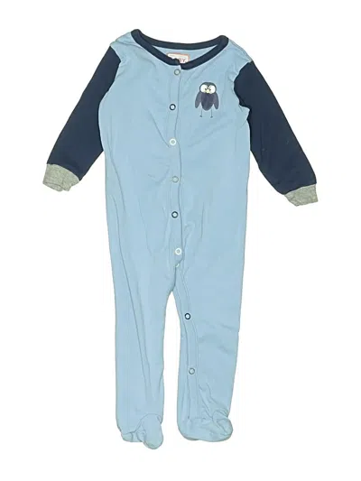 Pre-owned Baby Babies' Long Sleeve Onesie In Blue