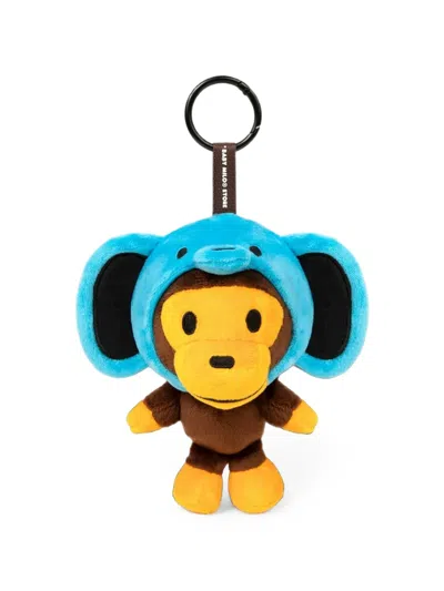 *baby Milo® Store By *a Bathing Ape® Baby Milo Elephant-costume Keychain In Blue