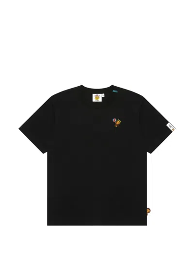 *baby Milo® Store By *a Bathing Ape® Baby Milo Graphic-print Cotton T-shirt In Black
