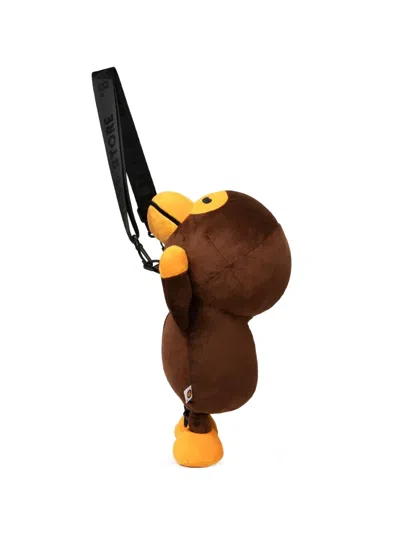 *baby Milo® Store By *a Bathing Ape® Baby Milo Plush Backpack In Brown