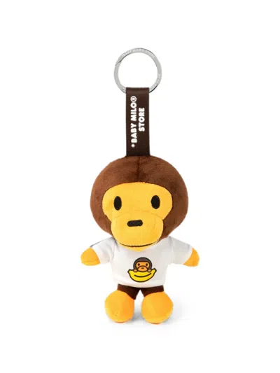 *baby Milo® Store By *a Bathing Ape® Baby Milo Plush Keychain In Brown