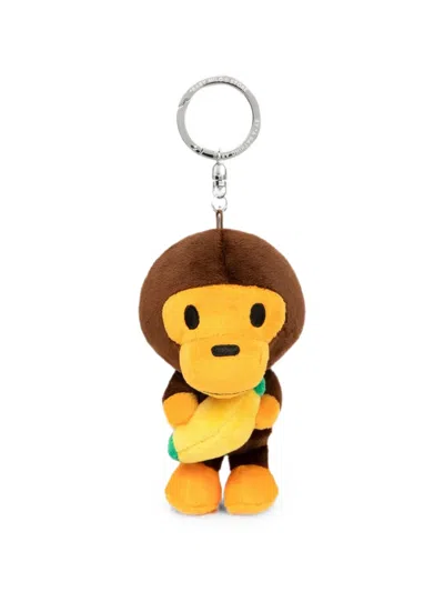 *baby Milo® Store By *a Bathing Ape® Banana-detail Plush Keychain In Pink