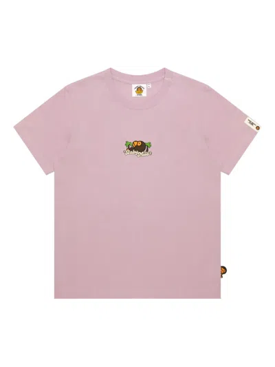 *baby Milo® Store By *a Bathing Ape® Cotton T-shirt In Pink