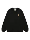 *baby Milo® Store By *a Bathing Ape® Crew-neck Graphic-print Sweatshirt In Black