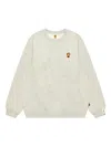 *baby Milo® Store By *a Bathing Ape® Crew-neck Graphic-print Sweatshirt In Neutral