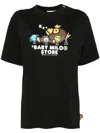 *baby Milo® Store By *a Bathing Ape® Graphic-print T-shirt In Black