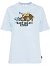 *baby Milo® Store By *a Bathing Ape® Graphic-print T-shirt In Blue