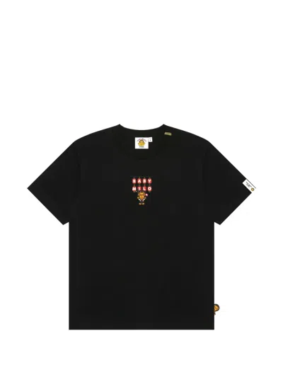 *baby Milo® Store By *a Bathing Ape® T-shirt Mit Grafischem Print In Black
