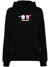 *baby Milo® Store By *a Bathing Ape® Logo-print Long-sleeved Hoodie In 黑色