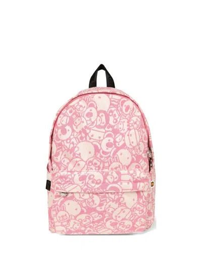 *baby Milo® Store By *a Bathing Ape® Medium Printed Backpack In Pink